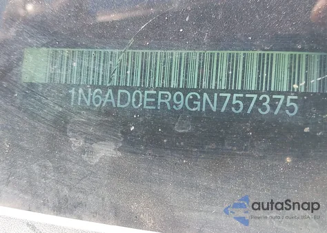 2016 Nissan Frontier Desert Runner из США, поврежденный, VIN 1N6AD0ER9GN757375